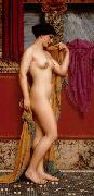 John William Godward In the Tepidarium painting